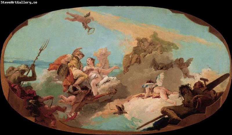 Giovanni Battista Tiepolo The Apotheosis of Admiral Vittor Pisani